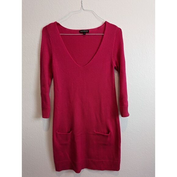 Express Design Studio XS HOT 🔥 PINK knit dress - Picture 1 of 3